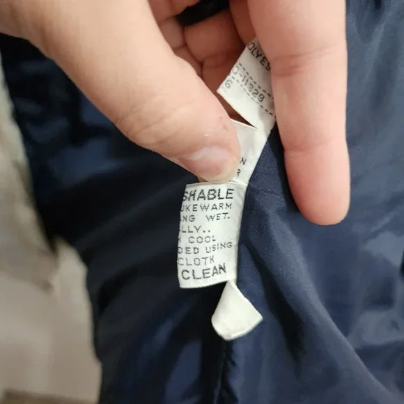 Vintage Golden Collection Pioneer Wear Women's Puffer Ski Vest Blue White Sz XL - Picture 15 of 15